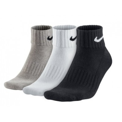 Носки Nike SX4926-901 3PPK Value Cotton Quarter 